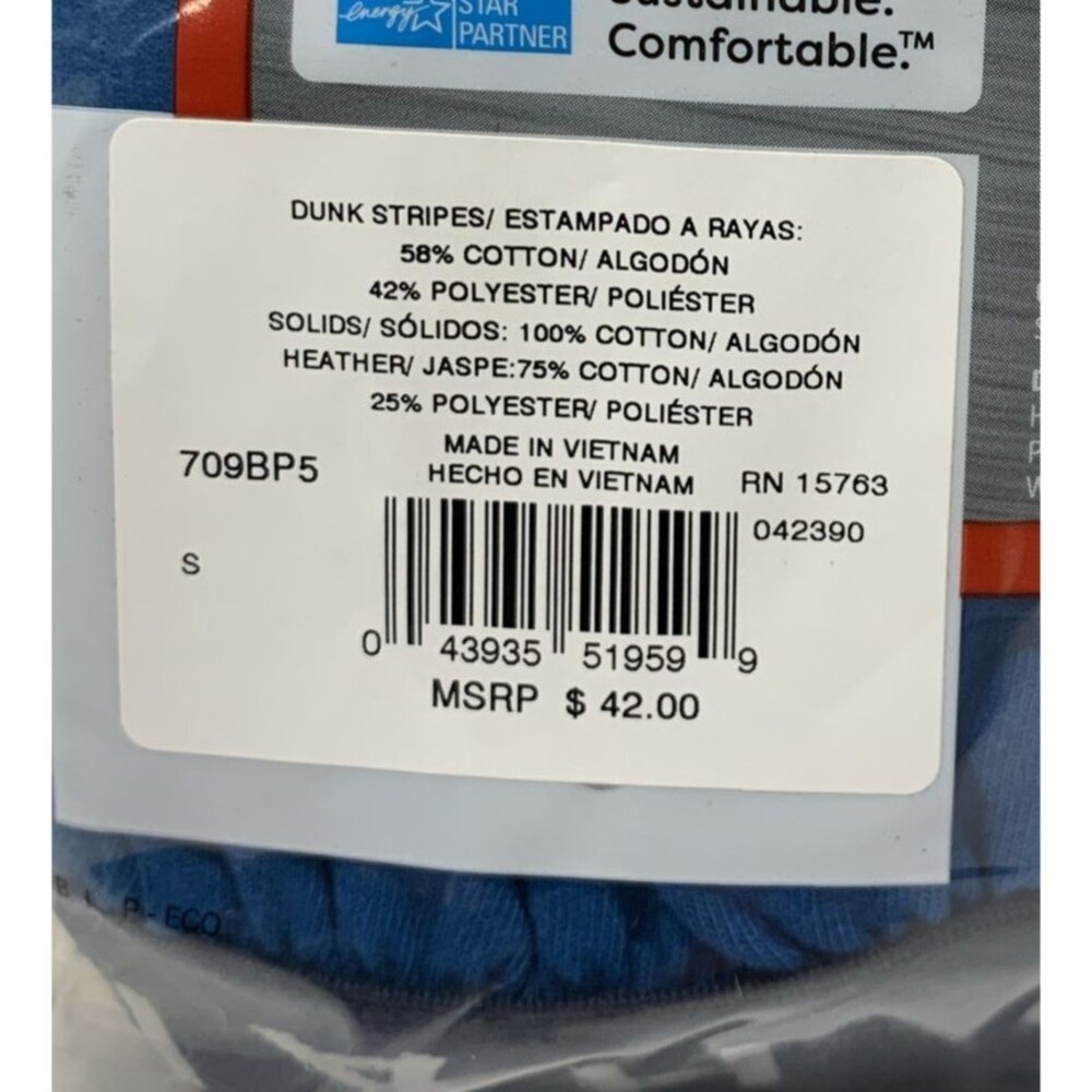 Hanes Ultimate Knit Boxers Men Small 28-30” 5 Pack Tagless 709BP5 - Picture 8 of 8